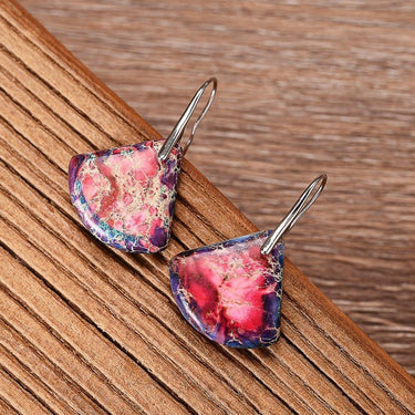 Echo Jasper Drop Earrings-Your Soul Place